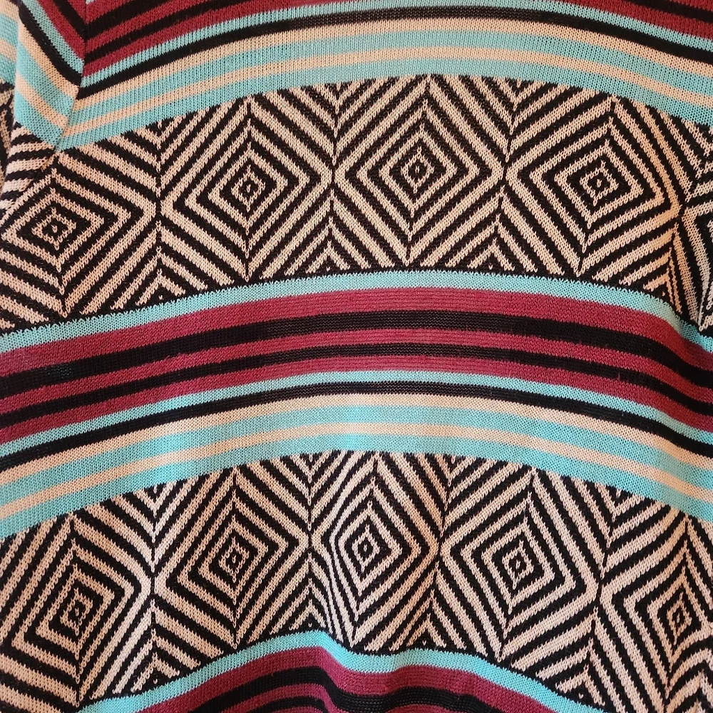 Aztec Retro Waterfall Cardigan - Picture 4 of 5